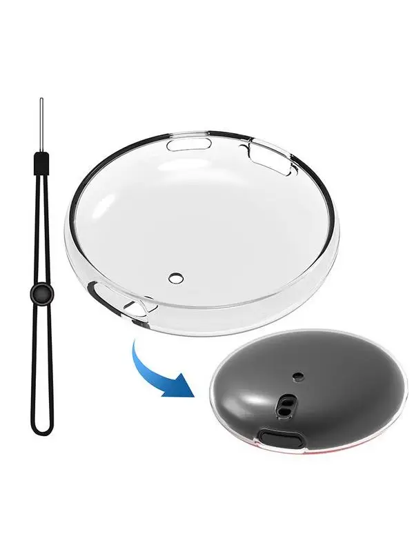 Custodia Grip Per Pokemon Go Plus Tpu Protector Pellicola Protettiva Per Bordi Semi-Around Per Pokeball Protector Per Pokemon Go Plus