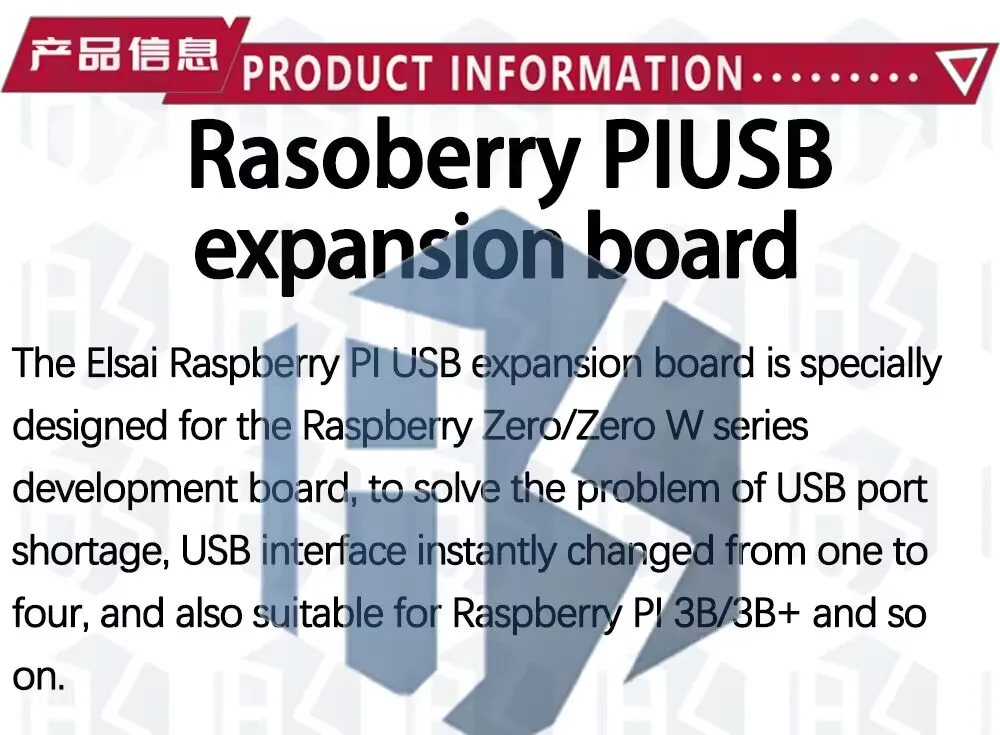 1 ~ 4PCS EGBO 4 Ports USB HUB HAT Für Raspberry Pi 3/2/Zero W Extension Board USB zu UART Für Serielle Debugging Kompatibel Mit – Detail 1