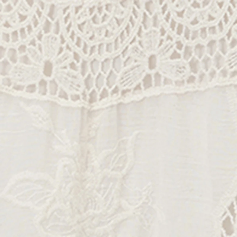 Women s Lightweight Maxi Skirt with Bohemian Crochet Detailing Perfect for Vacation Poolside Lounging and Date Nights