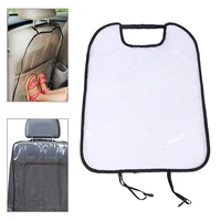 Car Seat Back Protector Cover Mat Transparent Kick Pad For Kids Kick Clean Anti Dirt Mud Protection Cover 58x42.5cm 2