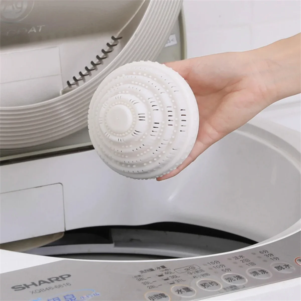 Japan Reusable Laundry Balls for Washing Machine TPR Nanoscale Ceramics Household Cleaning Washing Machine Clothes Balls