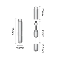 SIM Card Tray Removal Tool with Cleaning Brush, 2 in 1 Portable Keychain Eject Pins Reset Needle & Cleaning Pen for cell phone. 3