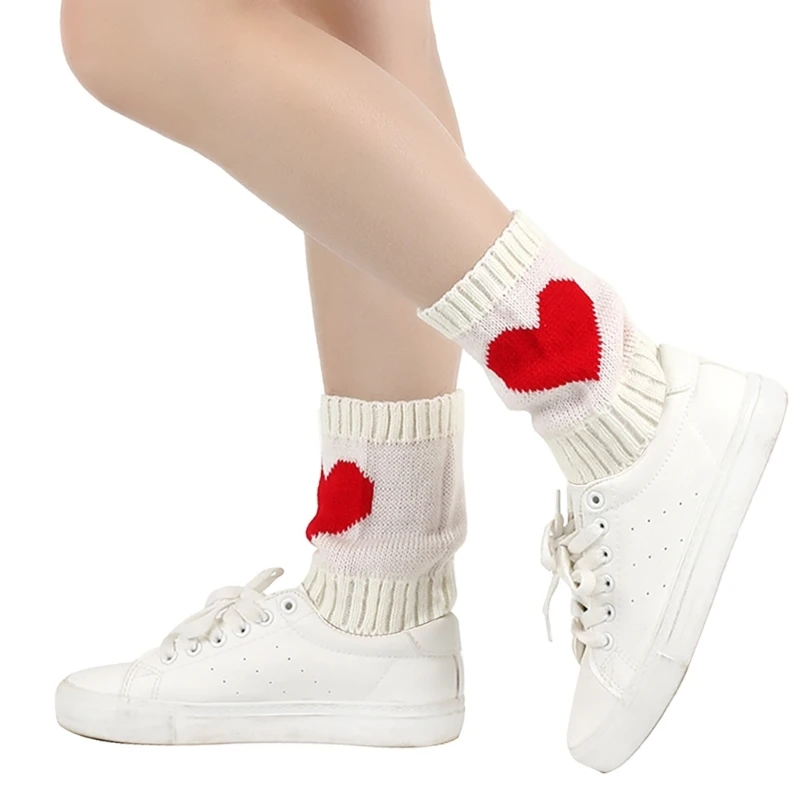 

Girl Leg Warmers Women Long Socks Wool Knitted Foot Cover Arm Warmer Y2K Autumn Winter Crochet Heap Socks Boot Cuffs Stockings