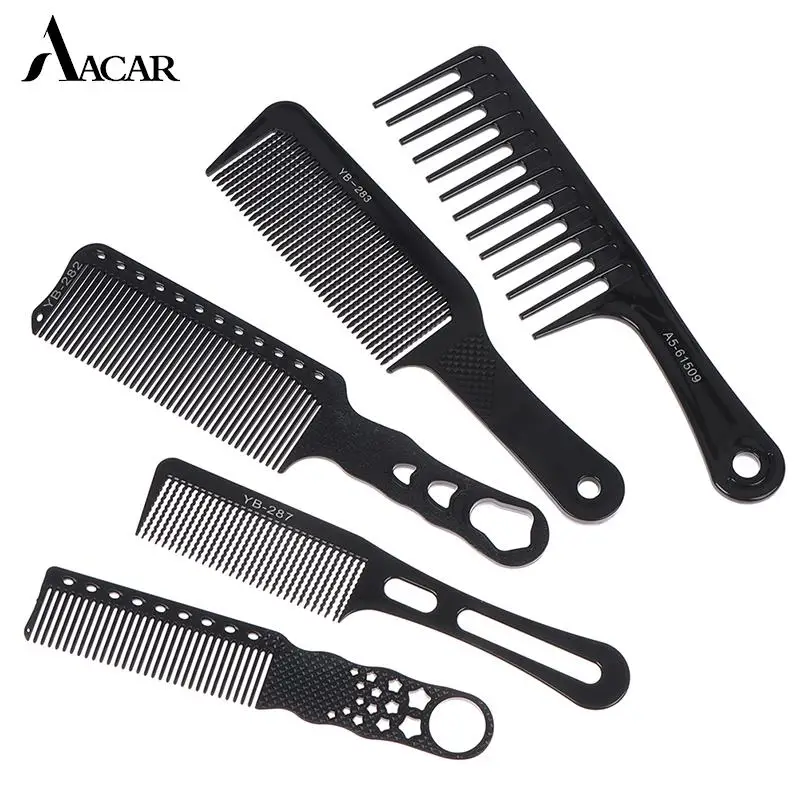 1PCS Hair Hairdressing Barbers Hairdressing Salon Cutting Flat Comb Professional Hair Style Men Women Hair Styling Flat Combs