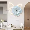 Modern Creative Butterfly Digital Wall Clocks Luxury Dining Room Decor Wall Clock Living Room Decoration Led Luminous Wall Clock 2