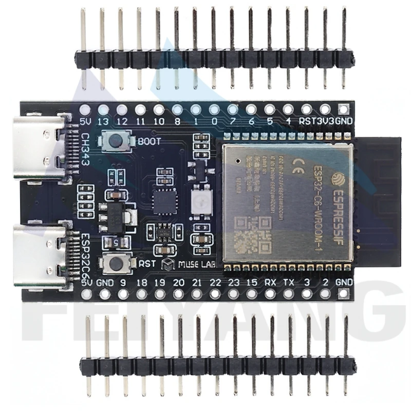 ESP32-C6 DevKit C Dual Type-C Development Board – WiFi & Bluetooth IoT Core Board for Arduino - Image 2
