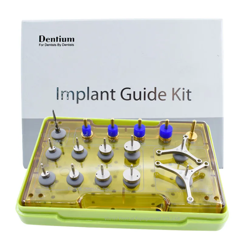 

Dentium Dental Drill Implants Positioning Guide Kit Surgical Kit Guide Implant Dentium Implant Guide Kit