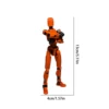 Children's doll 13 joint movable 3D printed toy, 3rd generation dummy DIY assembly full body decompression artifact 2