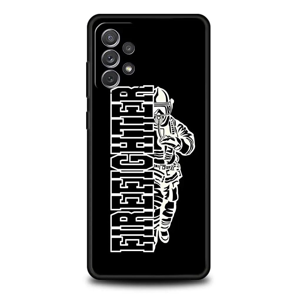 Fireman Firefighter Themed Protective Phone Case Cover