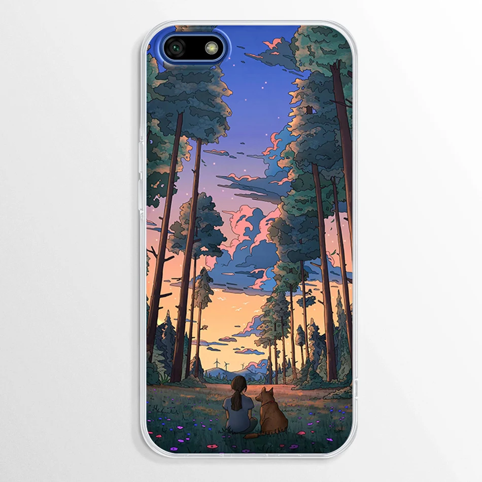 Stylish Marble Design Soft TPU Phone Case in Russian Edition