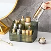 Plastic Makeup Bathroom Storage Box Cosmetic Organizer Desktop Make Up Jewelry Storage Case Sundries Table Container Organizer 3