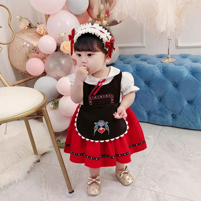 Bedrijfsomschrijving Drank Vertrouwen Baby Princess Dress Children Oktoberfest princess Costumes German Kids Baby  Girl Beer Maid Heidi Costume Bavarian Dirndl Dress|Dresses| - AliExpress