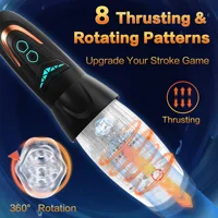 Automatische Rotation männliche Mastur batoren Tasse Blowjob Sex Maschine Tasche Pussy Penis Massage gerät Eichel Trainer Erwachsenen Sexspielzeug für Mann 3