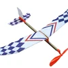 Rubber Band Airplane DIY Powered Glider Plane Assembly Model Novelty Aircraft DIY Hand Flying Glider Planes Assembly Model Toys 5