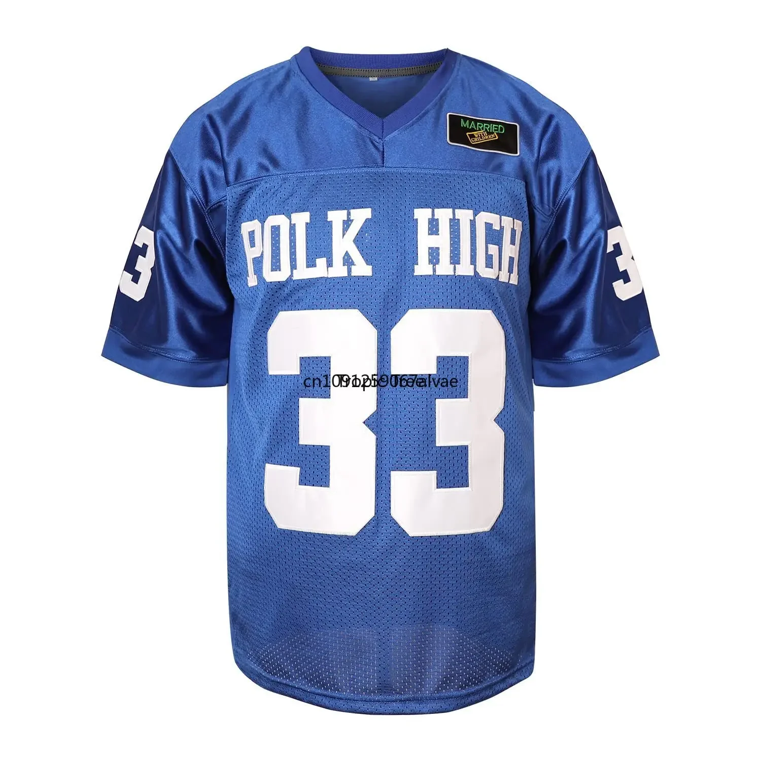 Al Bundy Jersey 33 Polk High School Football Jersey Married with Children Tv Cosplay Sport sHIRT Us Mens Size S-XXXL