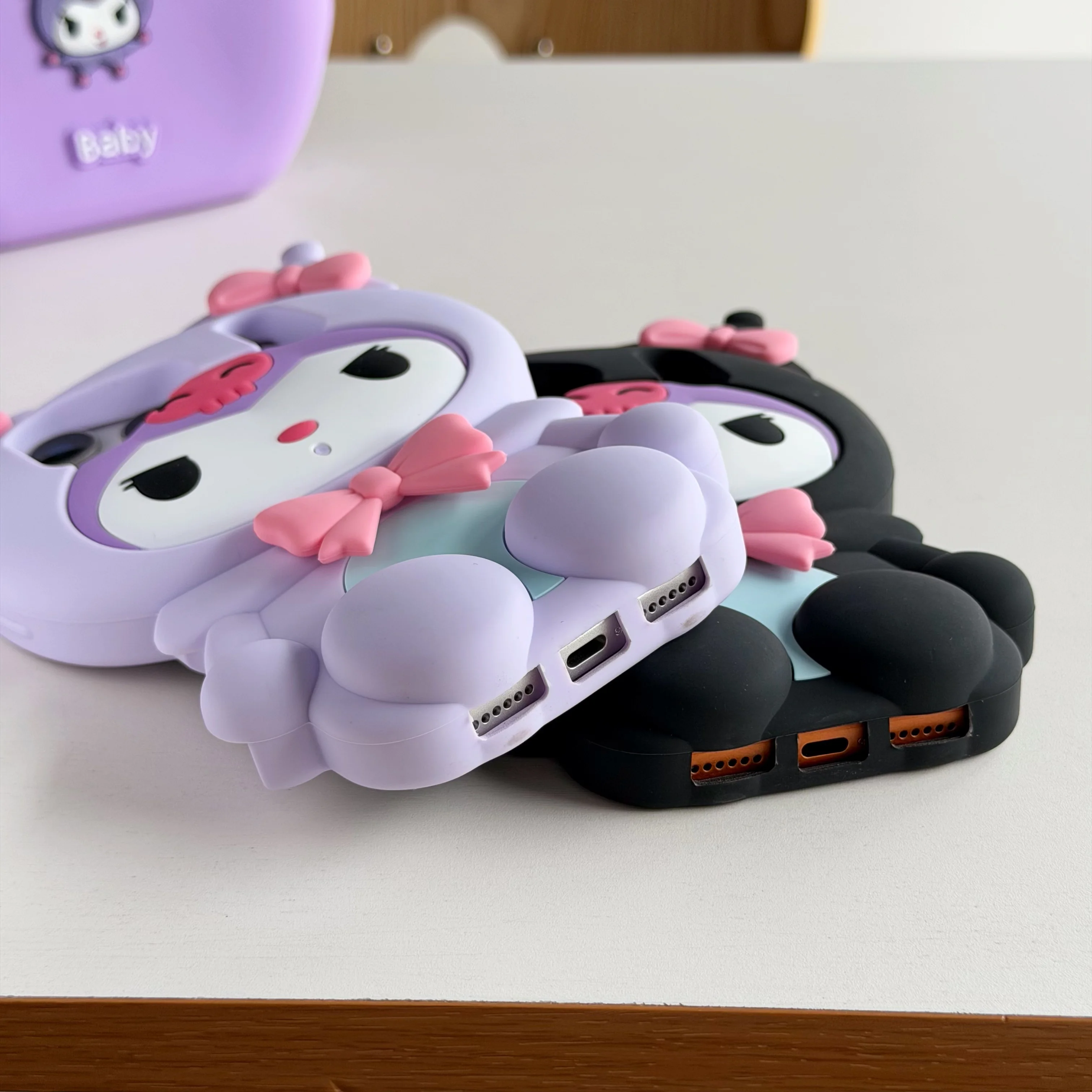 Adorable 3D Cartoon Silicone Phone Case - Shockproof and Protective Kawaii Soft Cover