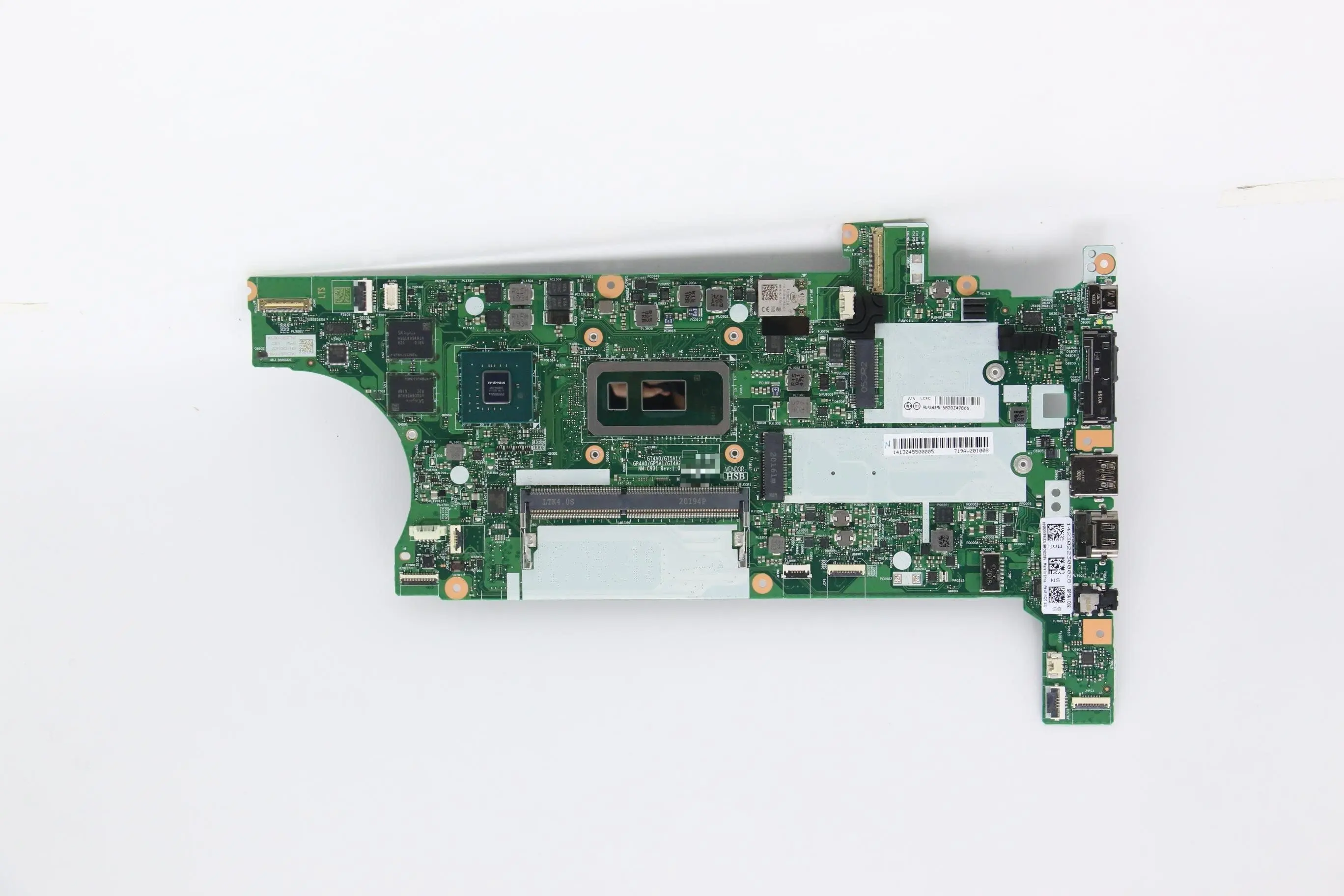 

SN NM-C931 FRU PN 5B20Z45904 CPU I5 I7 Model Multiple optional compatible P14s P15s T15 T14 Gen 1 Laptop ThinkPad motherboard