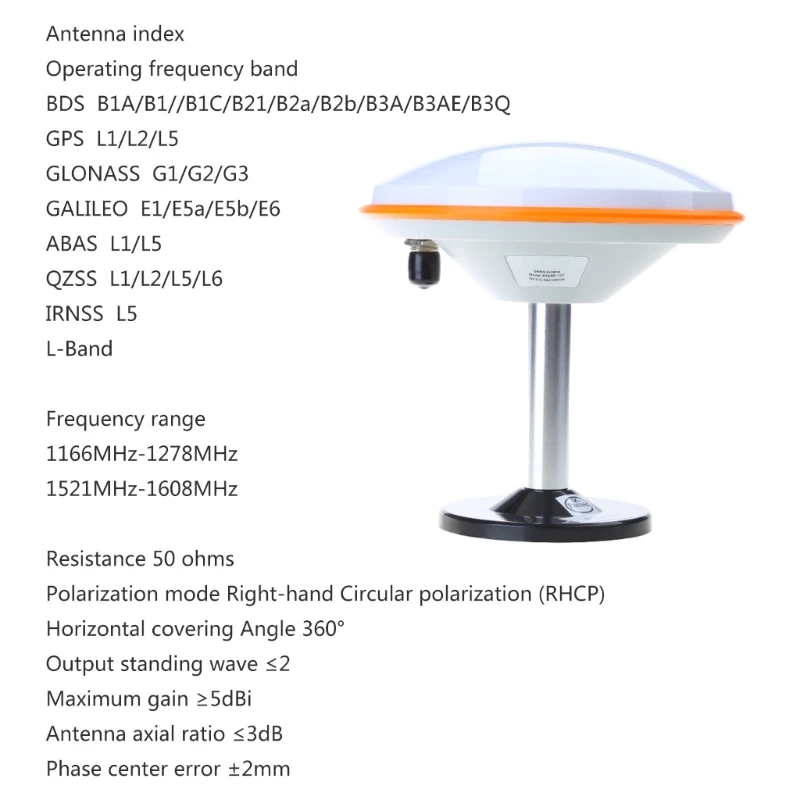 고정밀 GNSS 차동 RTK 매핑 버섯 헤드 포지셔닝 안테나