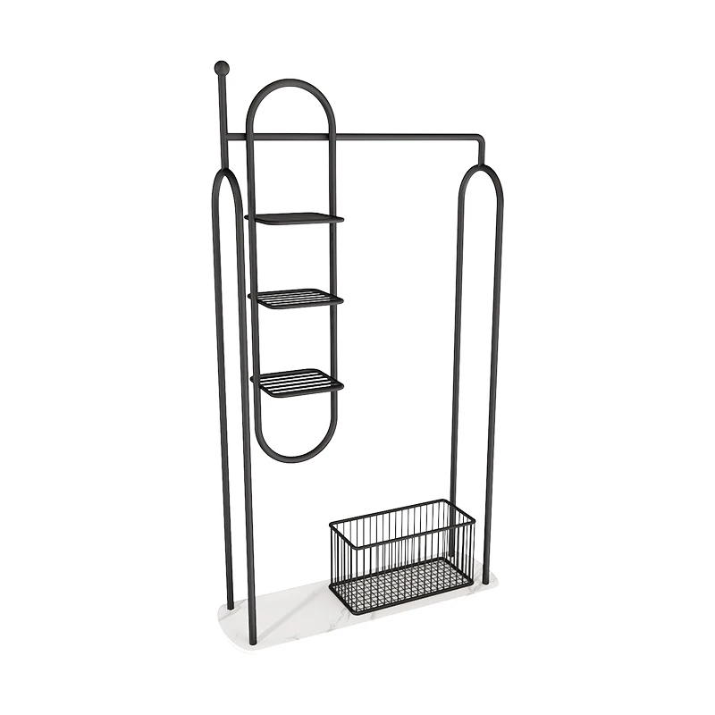

PQF Floor Hanger Bedroom Hanger Clothes Storage Shelf