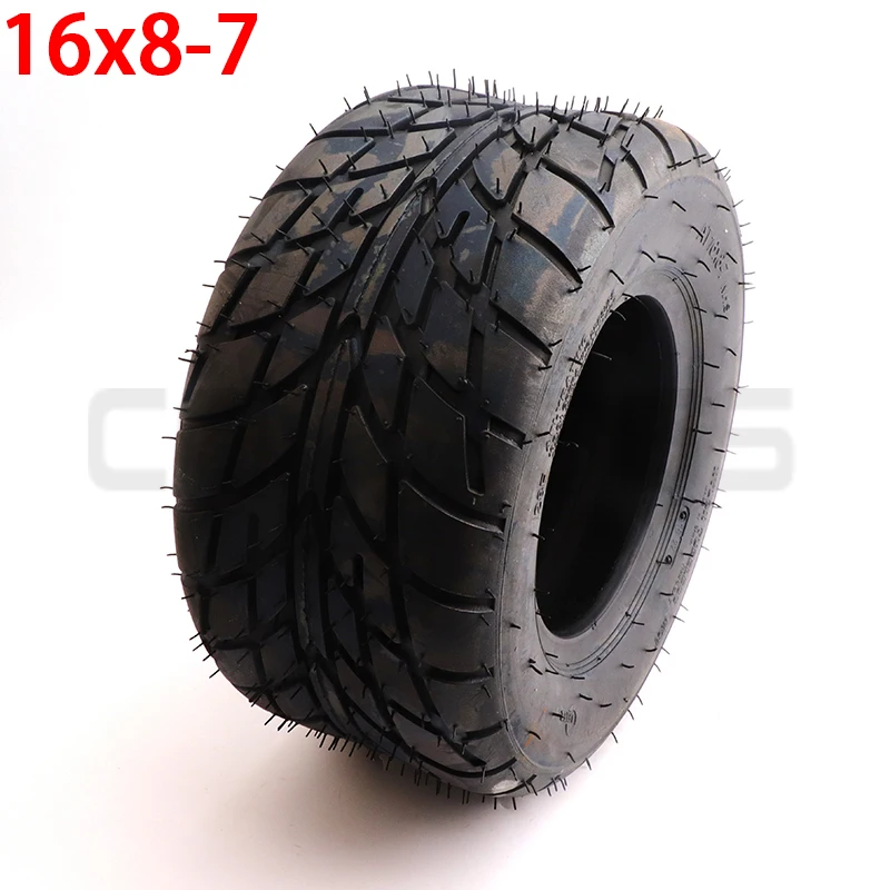 

16x8.00-7 Tubeless Tire 7 Inch 16x8-7 For ATV Karting Wear Road Quad Bike Tire