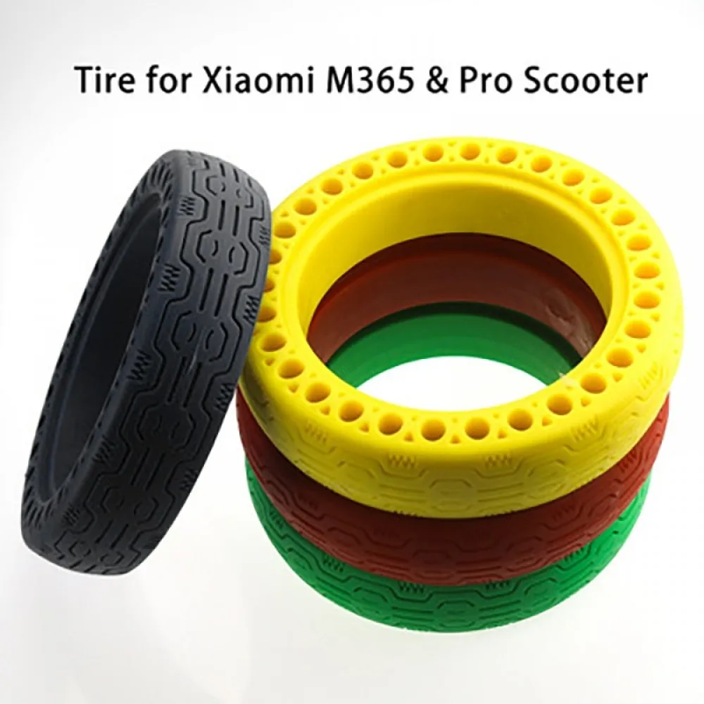 

Xiaomi M365 Tyre Solid Hole Tires Electric Scooter Skateboard Shock Absorber Non-Pneumatic Tyre Rubber Wheels For M365