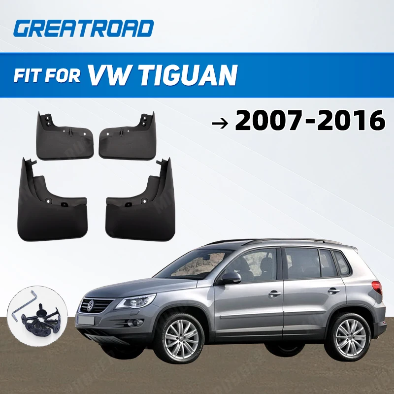 

4 шт., Автомобильные Брызговики для VW Tiguan 2007-2016