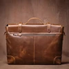 Genuine High Grade Retro Leather Briefcase Classic Men's Handbag Luxury Messenger Bag Office Computer Bags For 15 Inch Laptop 3