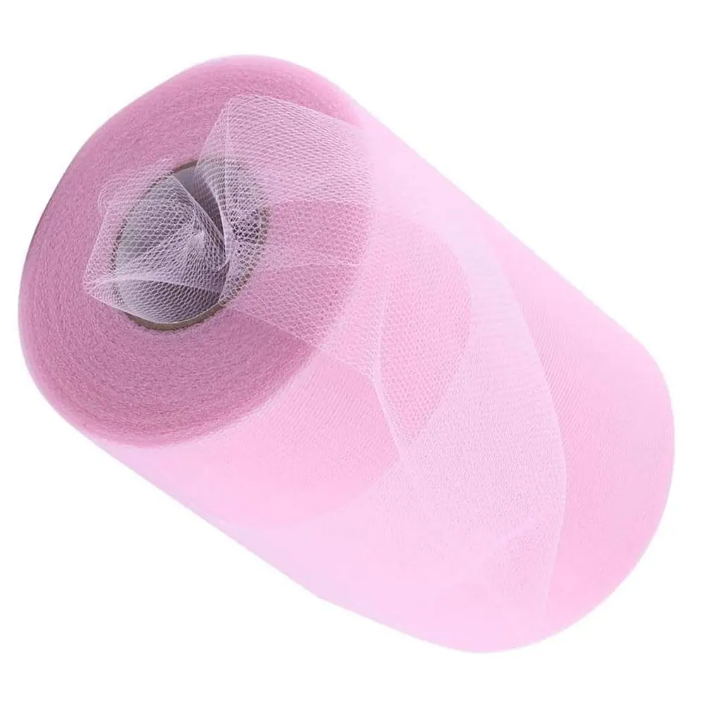 

Розовый Премиум DIY свадебное украшение тюль рулон катушка ткань катушка одежда трикотажная ткань для шитья