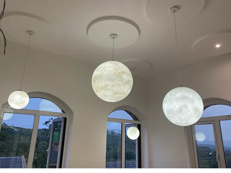 Nordic Moon LED Pendant Light 3