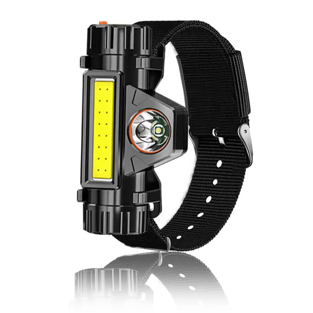 LED white Portable Light Wristlight Strap Night Cycling Running Fishing Lamp Wrist Band Bracelet USB Wristlamp Flashlamp LED Flashlight LED Wrist Light