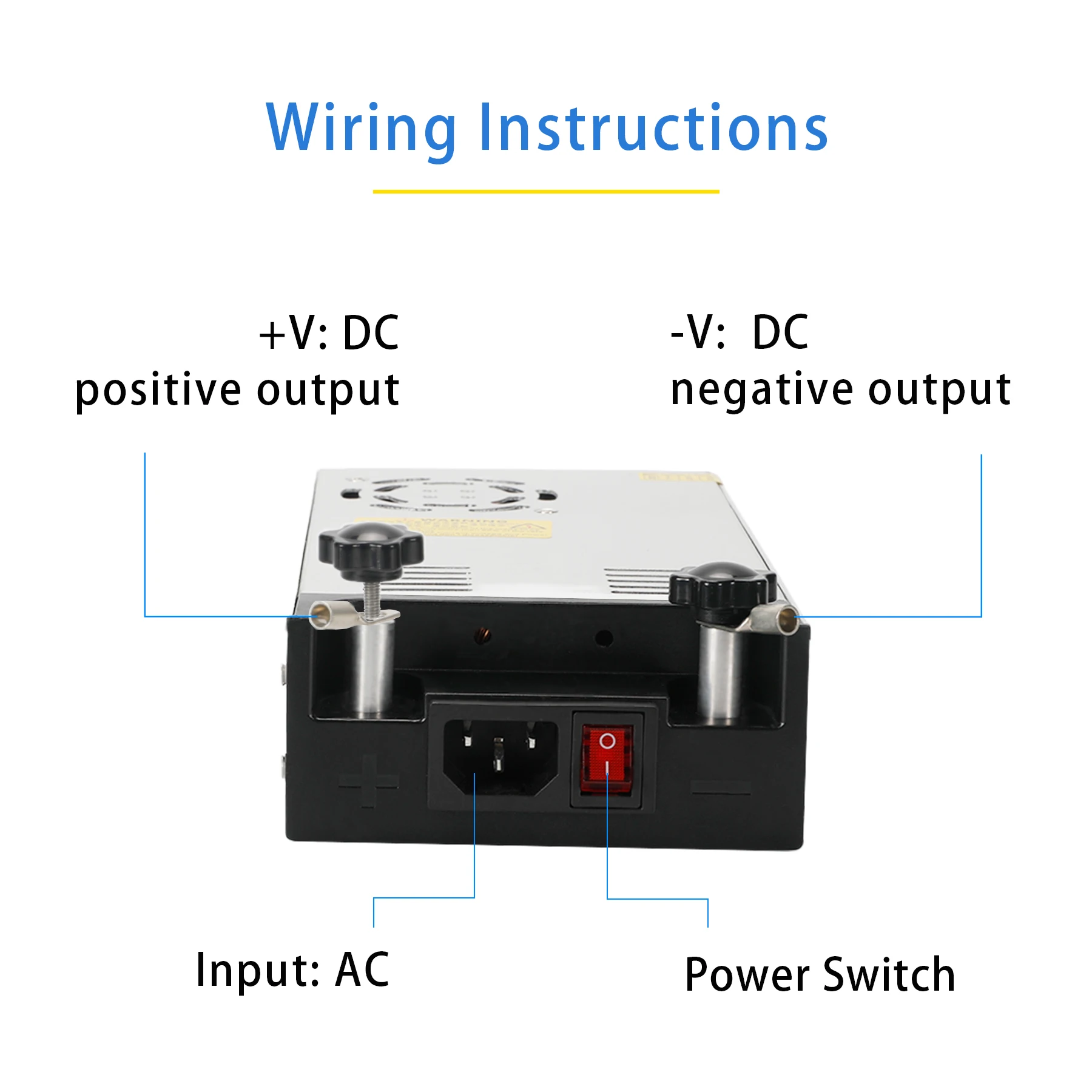 220V para DC 12V 24V 36V 48V