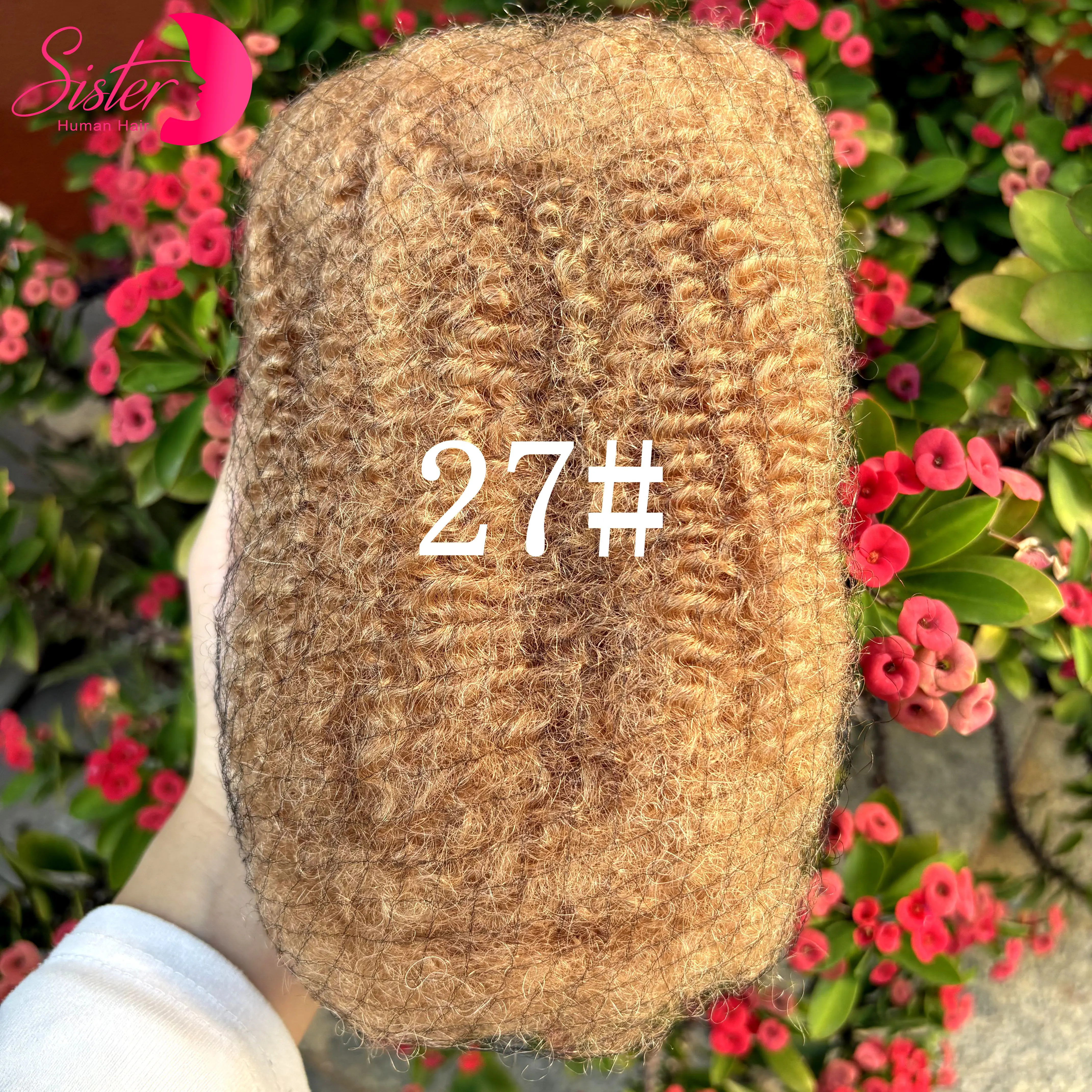 4# Colored 30/50g Afro Kinkys Bulk Human Hair for Dreadlock Extensions /Repair Locs/Twist Braiding Afro Kinky Human Hair for Loc 3