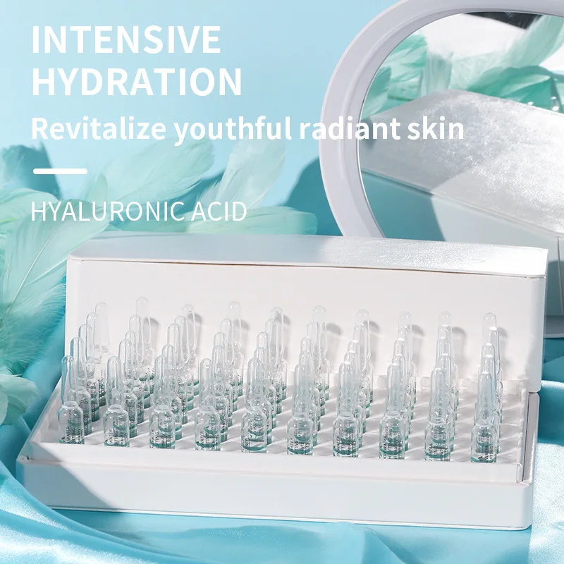 50pcs Hyaluronic Acid Ampoule Serum Intensive Hydration Rejuvenating