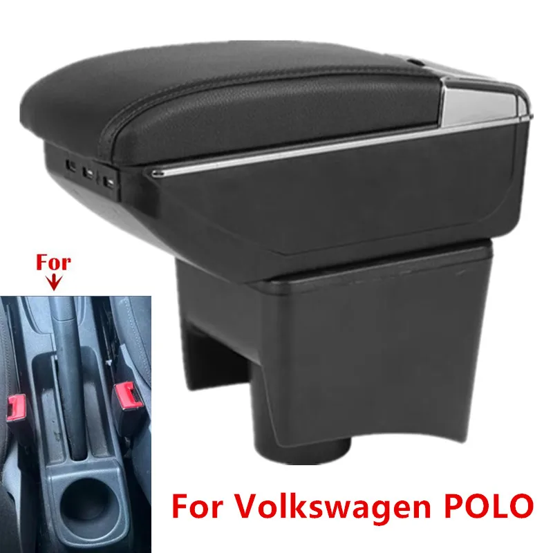 폭스바겐 폴로 암레스트 박스 VW 폴로 Mk5 6R 벤토 차량용 암레스트 박스 ..
