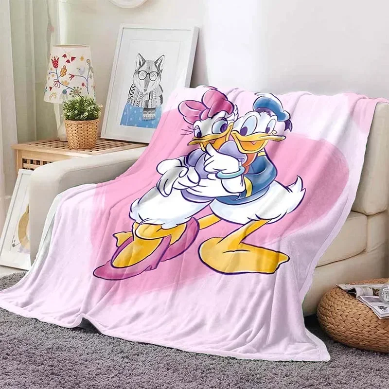 Donald Daisy Duck Printed Blanket for Home Travel Soft and Comfortable Blanket for Adults and Children Cartoon Warm Blanket Gift 6