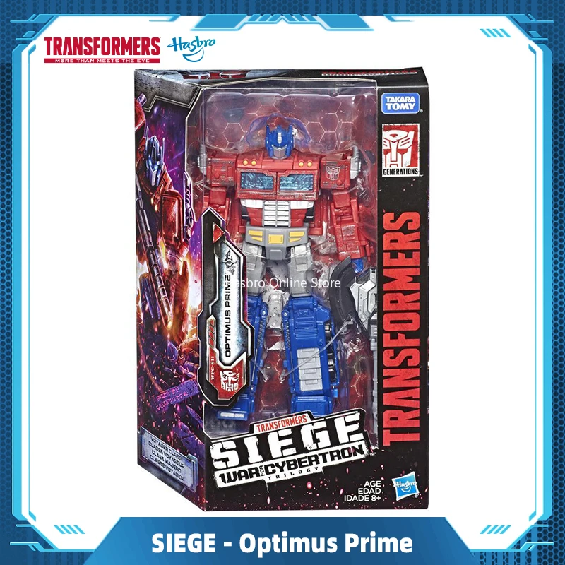 

Hasbro Transformers Generations War for Cybertron Siege Voyager Class WFC-S11 Optimus Prime Toys for Birthday Gift E3541