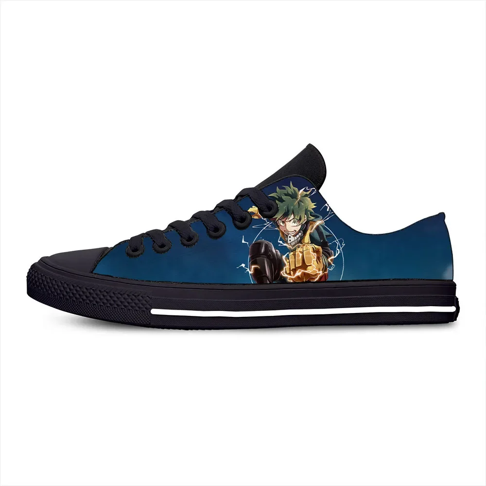 Hot Sneakers Cool Fashion Sneakers Classic Canvas Shoes Man Woman My Hero Academia High Quality Low Top Latest Board Shoes