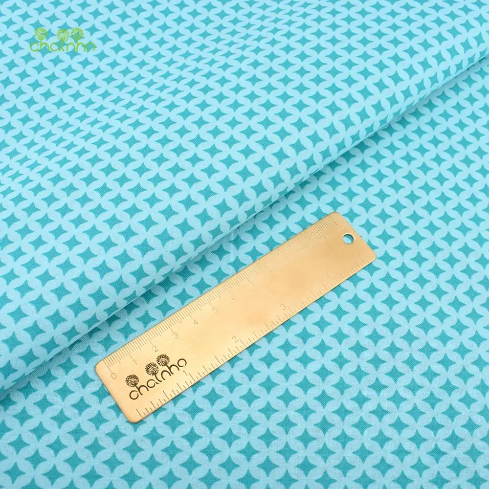 Chainho,Plain Weave Cotton Fabric,Handmade DIY Quilting Sewing Material,Patchwork Cloth,10 Bronzing Series,20x25cm/Piece,15CD19