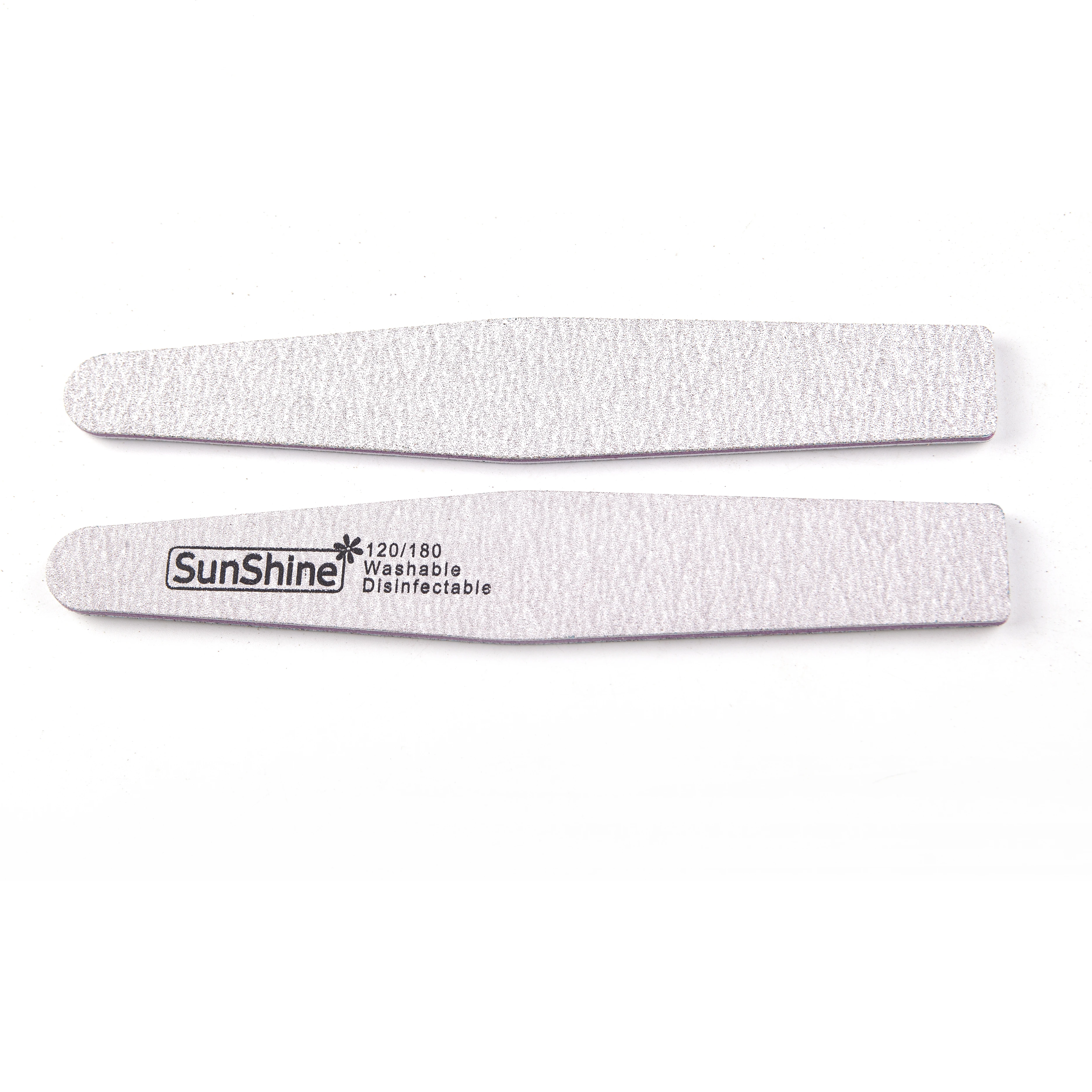 Sunshine 전문 네일 파일 120/180 매니큐어 도구, 샌딩 광택제 버퍼, 에머리 보드 파일, 세척 가능한 네일 아트 파일, 25 개