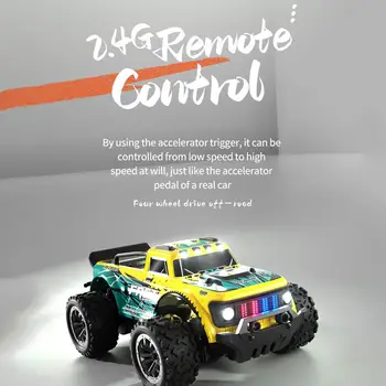 Remote Control Stunt Car Big Wheels Climbing Off-Road Vehicle 1:20 2.4Ghz RC Electric Climbing Truck Model For Kids Adults 4