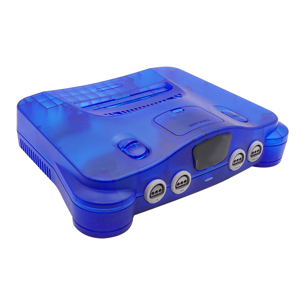 Substituição de Plástico Shell para N64 Console Case Translúcido para Nintendo 64 Habitação Transparente Game Box Shell para N64 Case - Image 6