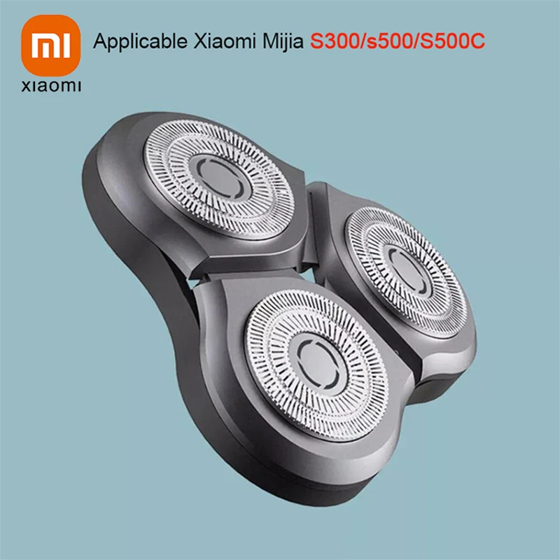 Original Shaver Blade For Xiaomi Mijia Electric Shaver S300 S500 S500C shavers Razor Steel Blades Waterproof Dual-layer blade