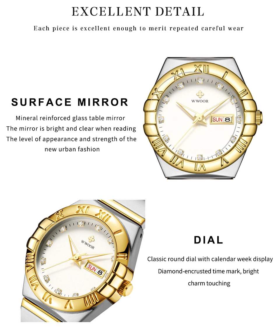 Montre-bracelet à Quartz Simple et élégante pour femmes, en acier inoxydable, bracelet de luxe, décontracté, Business_voghion.com