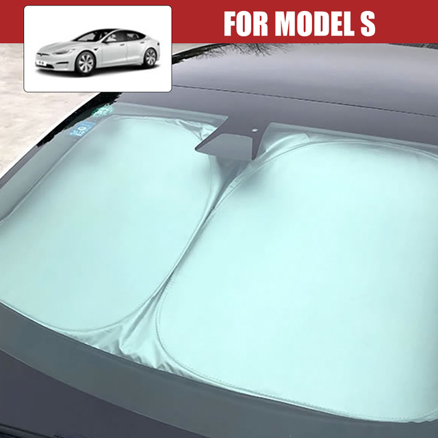 Windshield Sun Shade Covers Visors Auto Front Window Sunscreen Parasol For Tesla Model 3 Y X Sunshade Accessories