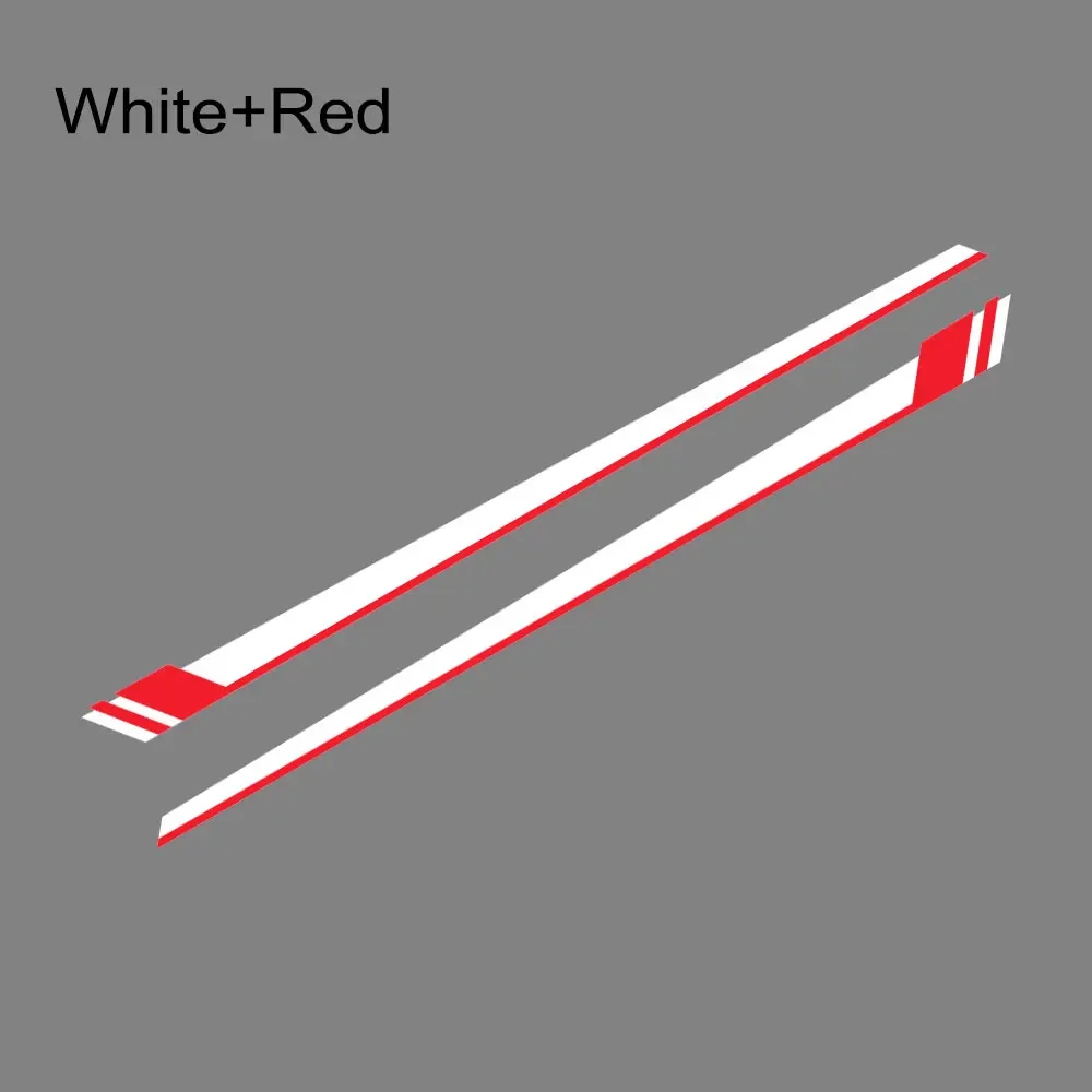 Sleek Car Side Stripes Decals Vinyl Graphics Trims Auto Accessories