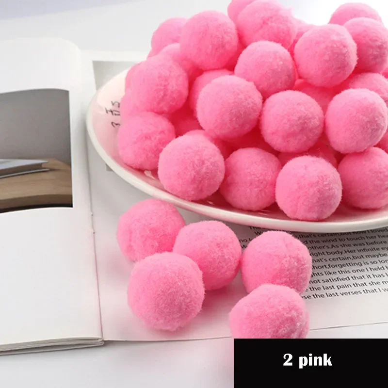 Mini Fluffy Soft Pom Poms for DIY Crafts and Home Decor