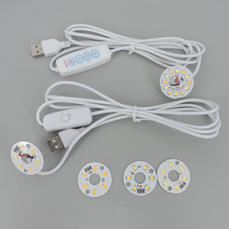 Warm White DC 5V 3W USB LED Lights 2835 chip single color Reading Night Light Desk Book tablet Lamp Switch power cable Dimmable led light desk lamp night light book light mini led light led desk lamp