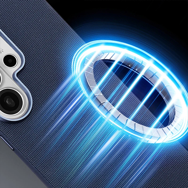 Business Fashion Luxury Magnetic Skin Feel Leather Phone Case - Shockproof Slim Fit Cover
