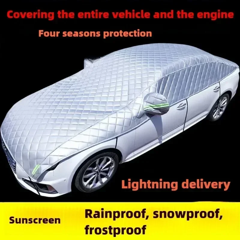Waterproof Car Cover for Winter Snow and Sun Protection