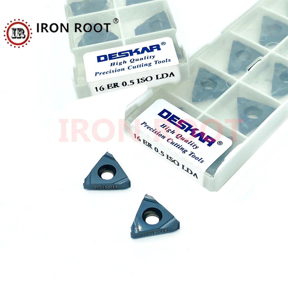 

Поворотные вставки Deskar 16ER, 0.5ISO,075ISO - 3.5ISO LDA, фрезерные инструменты с ЧПУ для держателя инструмента SER SEL